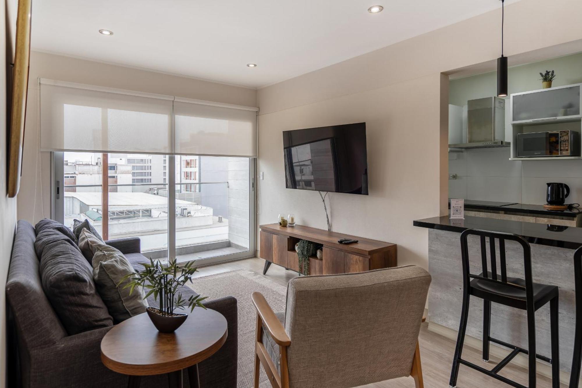 Modern 1Br Loft Close To The Seawalk Of Miraflores 利马 外观 照片