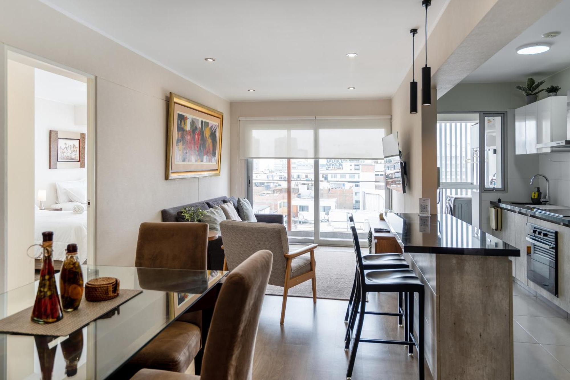 Modern 1Br Loft Close To The Seawalk Of Miraflores 利马 外观 照片
